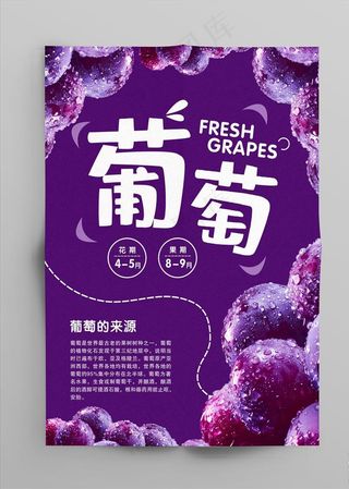 葡萄海报图片