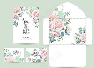 清新玫瑰花背景图片