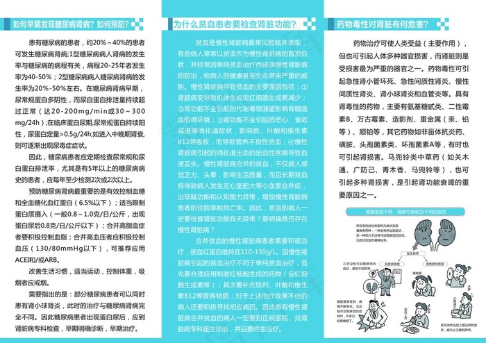 慢性肾病宣传手册图片
