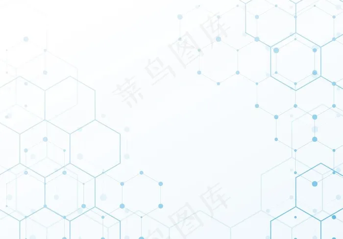 六边形科技背景图片