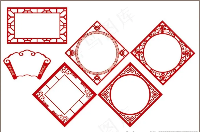 展板造型 镂空展板图片cdr矢量模版下载