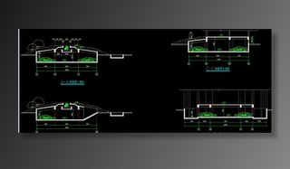 地下车库剖面图图片