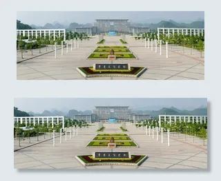 平果县广场图片