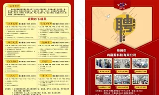 招聘宣传单图片