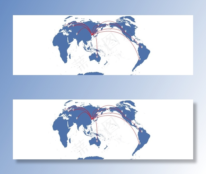 世界贸易分布图图片