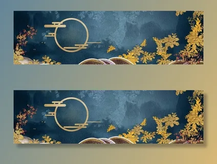 新中式背景图片