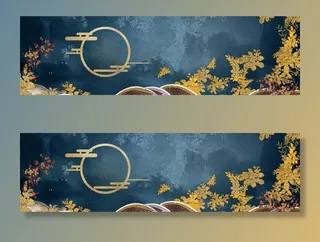 新中式背景图片