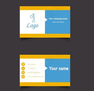 商务名片 简洁名片 科技名片图片