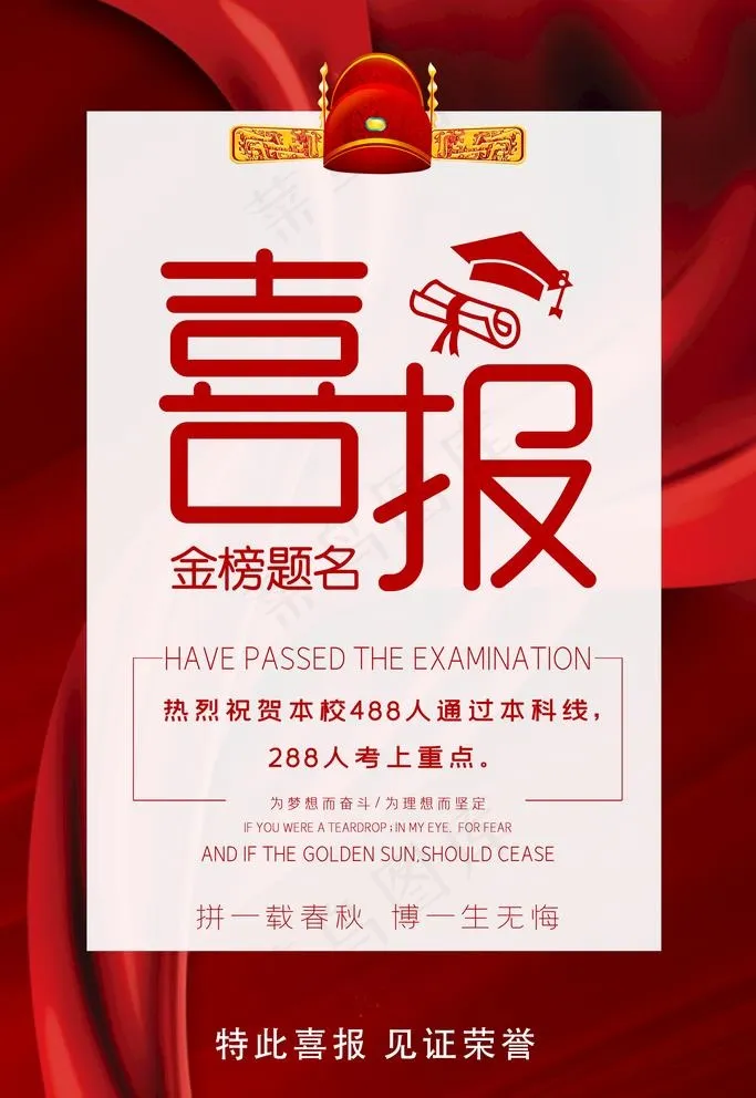 喜报图片(7087X10630(DPI:300))psd模版下载