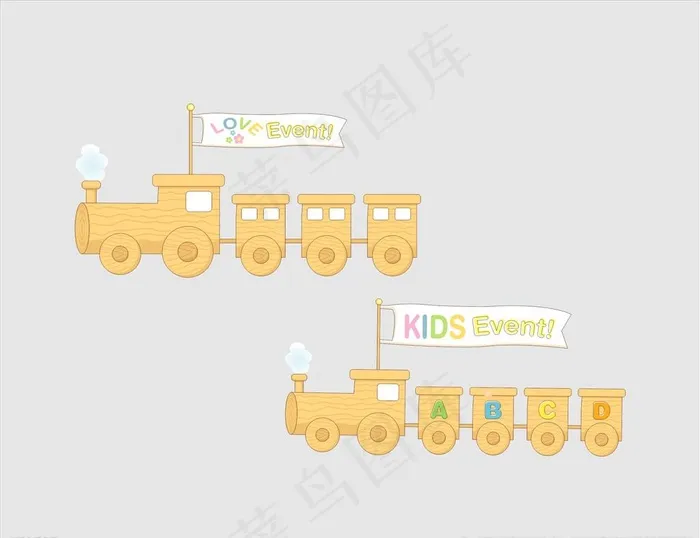 矢量火车素材图片cdr矢量模版下载