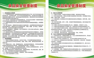 食品安全管理制度图片