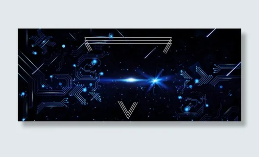 蓝色几何三角炫酷科技商务商业背景banner 蓝色几何三角炫酷科技商务商业背景banner