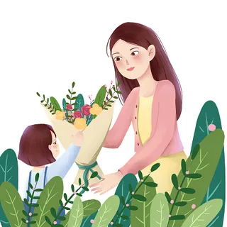 母亲节人物素材