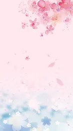 粉色樱花浪漫花瓣商业PSD分层H5背景素材