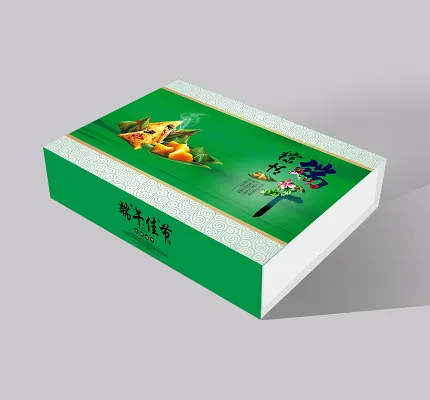 绿色中国风端午节粽子礼盒传统佳节礼物包装设计