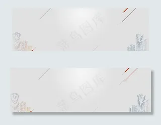 科技淘宝灰色简约几何商务灰色办公电商商务海报背景长图