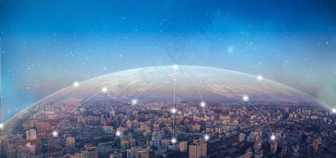 金融商务互联网覆盖城市会议背景设计图 金融商务互联网覆盖城市会议背景设计图