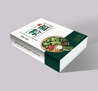 绿色简约端午节福粽粽子礼盒包装