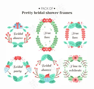 送礼会框架矢量