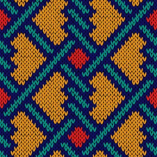 针织无缝图案背景