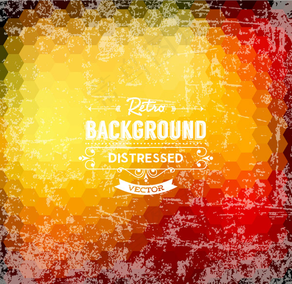 亮丽蜂窝纹背景