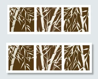 竹子局部矢量