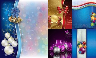 圣诞节挂饰矢量