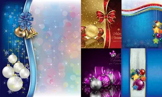 圣诞节挂饰矢量