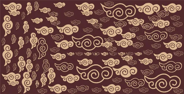 祥云底纹背景图