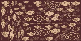 祥云底纹背景图