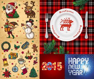 圣诞节新年主题