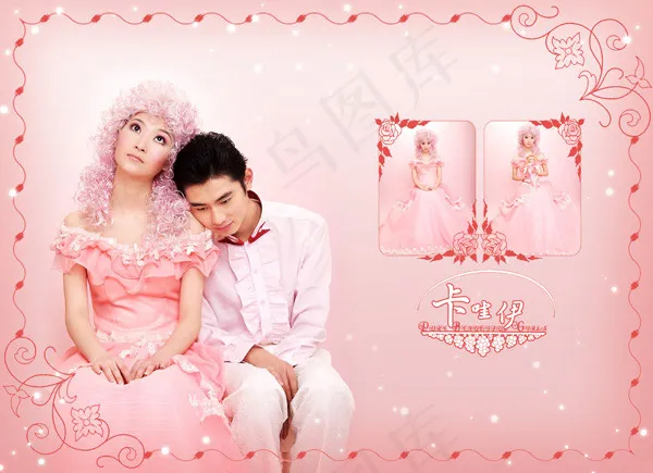 卡哇伊婚纱摄影(6200X4500(DPI:254))psd模版下载