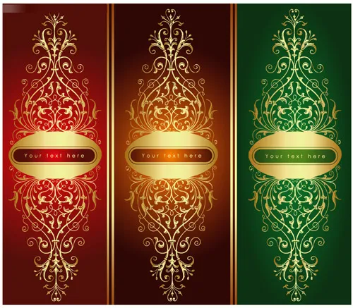 矢量华丽花边eps,ai矢量模版下载