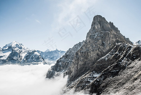 雪山图片素材