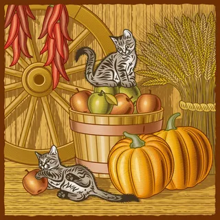 复古丰收的农场5