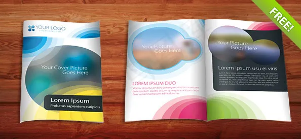 企业宣传册模板psd模版下载