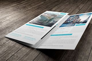 时尚三折页样机