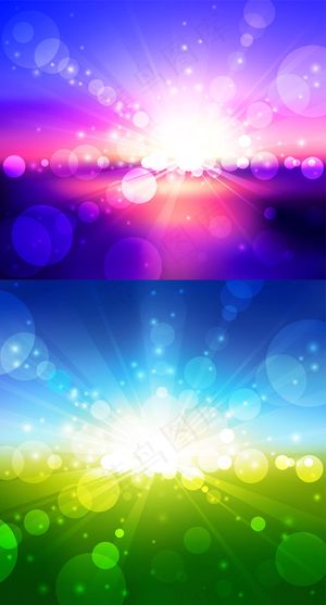 酷炫光斑背景