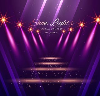 光效排列舞台背景