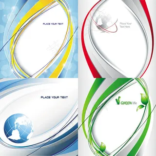 动感流线背景,背景元素