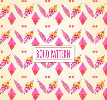 羽毛和宝石背景