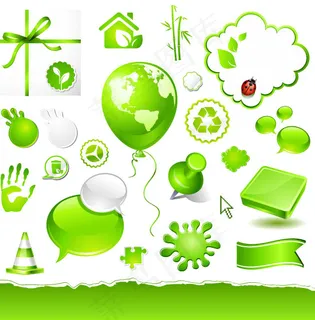 环保图标,免抠元素