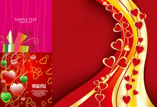 情人节元素矢量