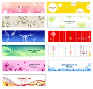 时尚花纹BANNER-1