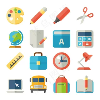 办公文具图标,免抠元素