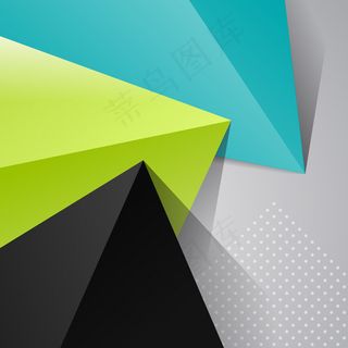 折纸三角形背景