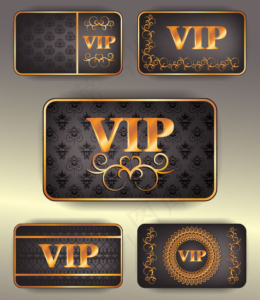 VIP会员卡eps,ai矢量模版下载