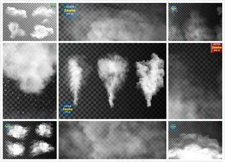 透明烟雾矢量