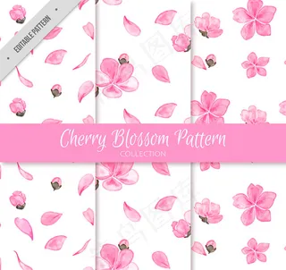 粉色樱花无缝背景