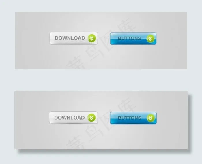 网页下载按钮psd模版下载